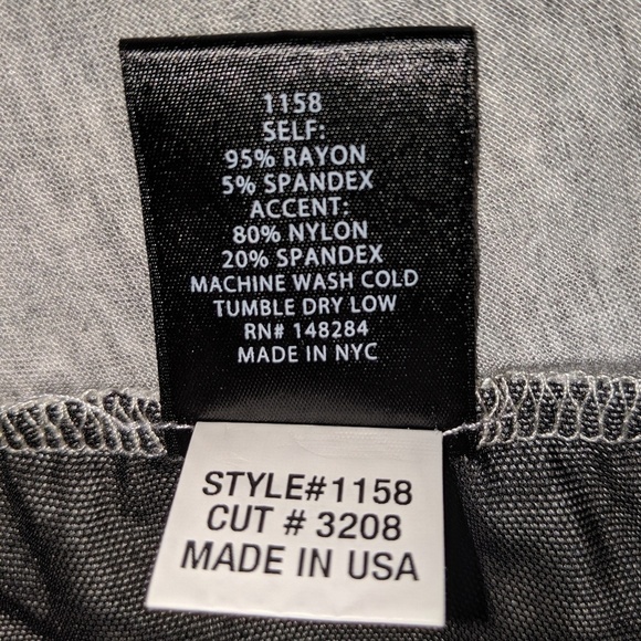 Terez Girl's Grey Slash Cool Back T-Shirt - Picture 6 of 6